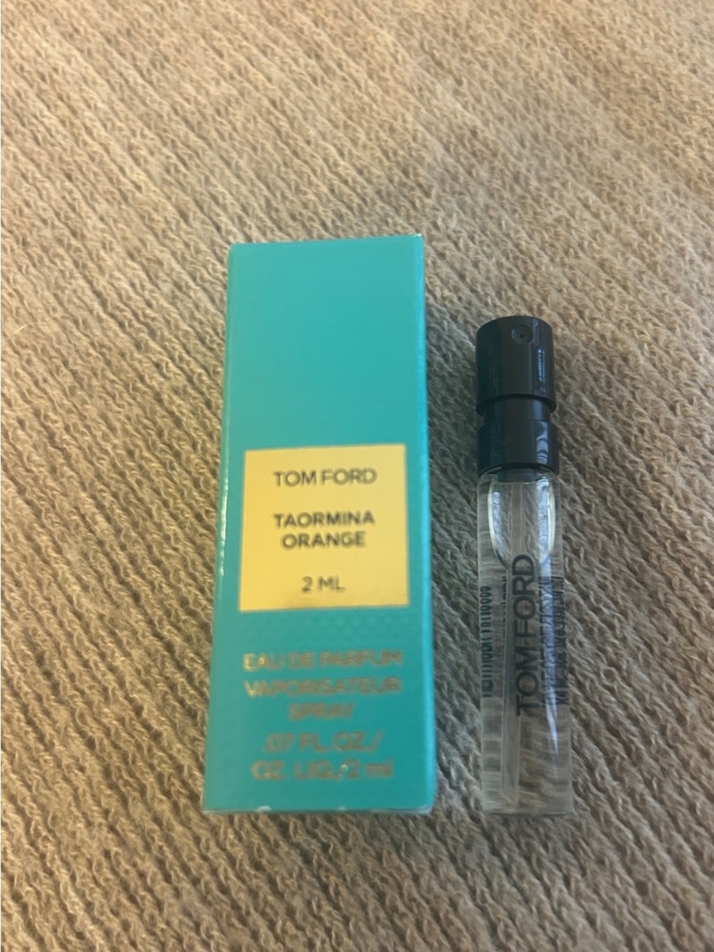 Tom Ford 1-Mini Taormina Orange EDP 2 ml / New Never Used / Made in France / NIB